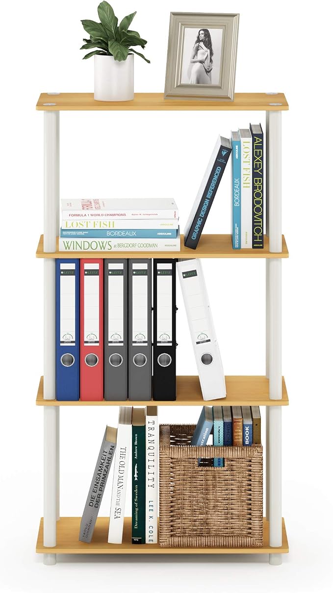 Furinno Turn-N-Tube 4-Tier Multipurpose Shelf Display Rack - Image 6