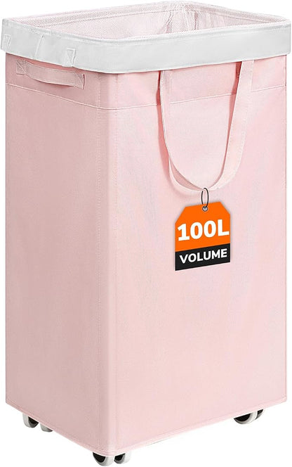 CHICVITA 100L Slim Collapsible Laundry Basket by CHICVITA