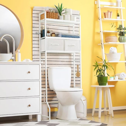 YBING Over The Toilet Storage Cabinet, Over Toilet Bathroom Organizer - Image 6