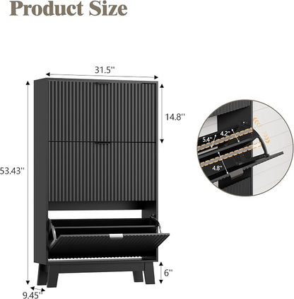 Shoe Cabinet Storage for Entryway - Image 2