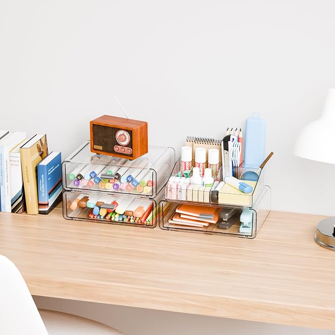 Yieach Clear Acrylic Makeup Organizers Countertop - Image 7