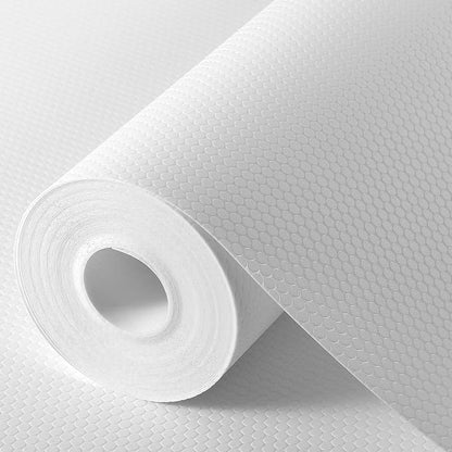 White Shelf Liners for Kitchen Cabinets Non Adhesive Drawer Liner for Bathroom by StaHom