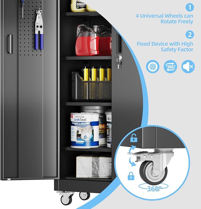 Metal Garage Storage Cabinet - Image 5