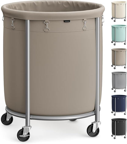 SONGMICS Laundry Basket, Rolling Steel Frame by Unknown