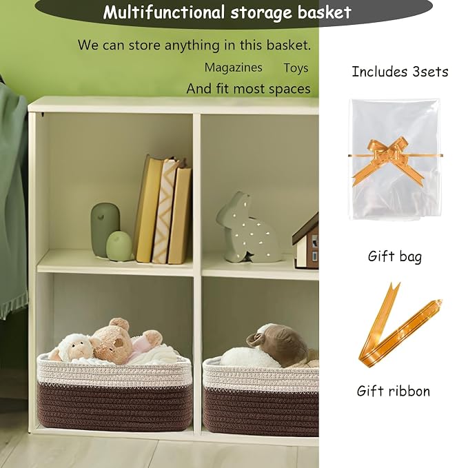 COMFY-HOMI 11.5"x7.5"x4.7" Storage Baskets - Image 4