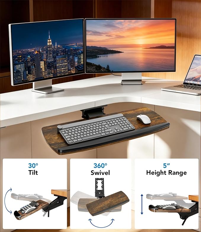 AX WABER Keyboard Tray Under Desk - Image 4