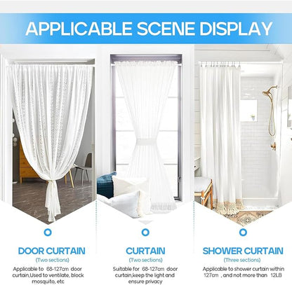 Tension Curtain Rod 1pcs Tension Rods - Image 3