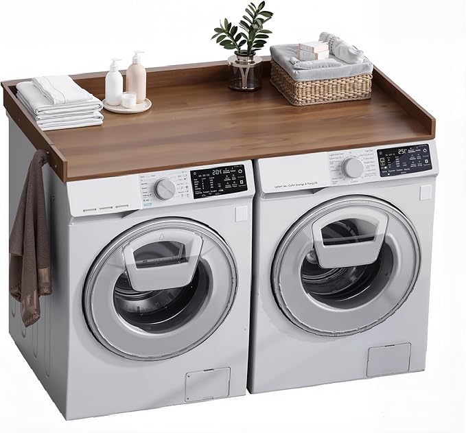 Washer Dryer Countertop, Wood Countertop by Unknown