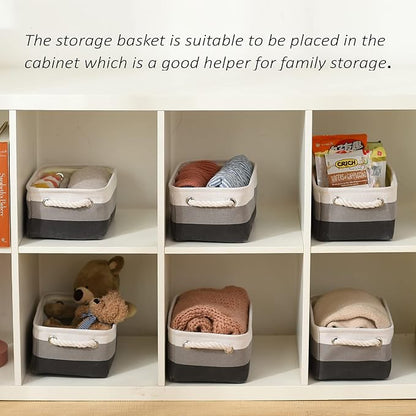 TcaFmac Small Fabric Storage Baskets - Image 4