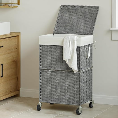 Chrislley 90L Slim Laundry Hamper - Image 3