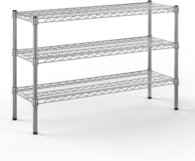 14" Deep x 42" Wide x 27" Height Wire Shelving Kit | 3-Tier | NSF Commercial by Regal+Altair