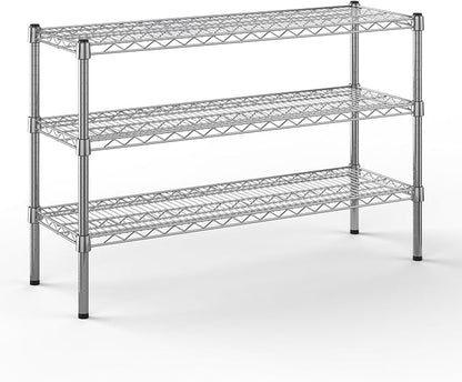 14" Deep x 42" Wide x 27" Height Wire Shelving Kit | 3-Tier | NSF Commercial by Regal+Altair