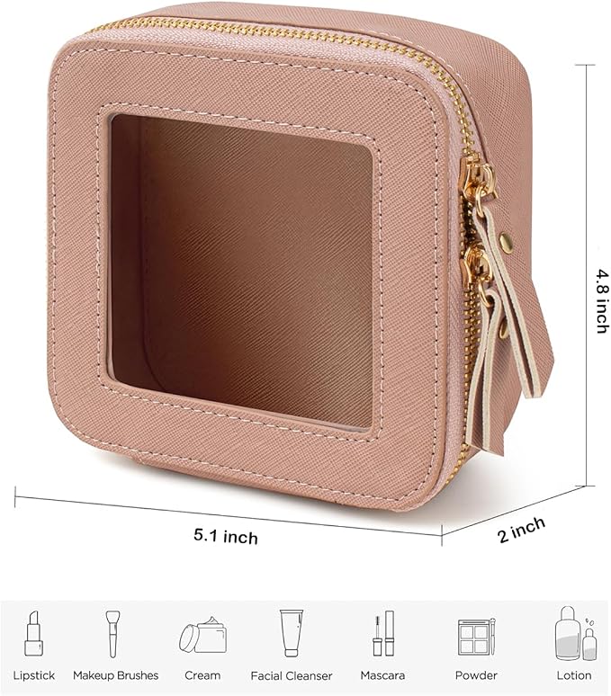 Travel Clear Makeup Bag Set, TSA Approved Cosmetic Bag Case - Image 5