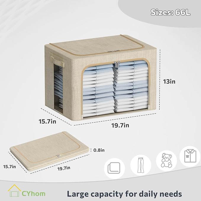 CYhom Clothes Storage Bins Box - Image 6