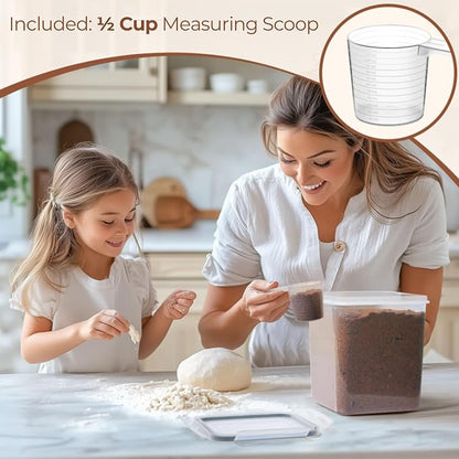 ComSaf Brown Sugar Container Set of 2, Airtight Food Storage Containers - Image 7