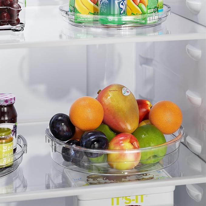 LAMU 4 Pack 12in Lazy Susan Organizer, Refrigerator, Table Top, Pantry - Image 6
