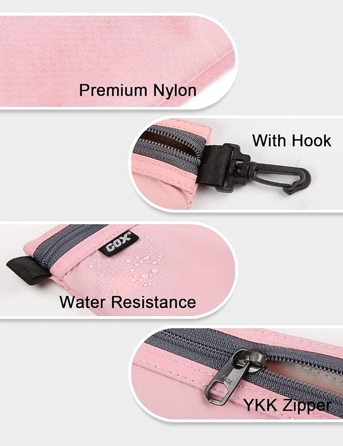 GOX Travel Toiletry Bag Carry On Zipper Pouch Cosmetic Kit Makeup Digital Bag - Image 7