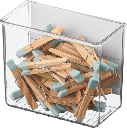 iDesign Magnetic Small Clear Plastic Organizer Bins by iDesign