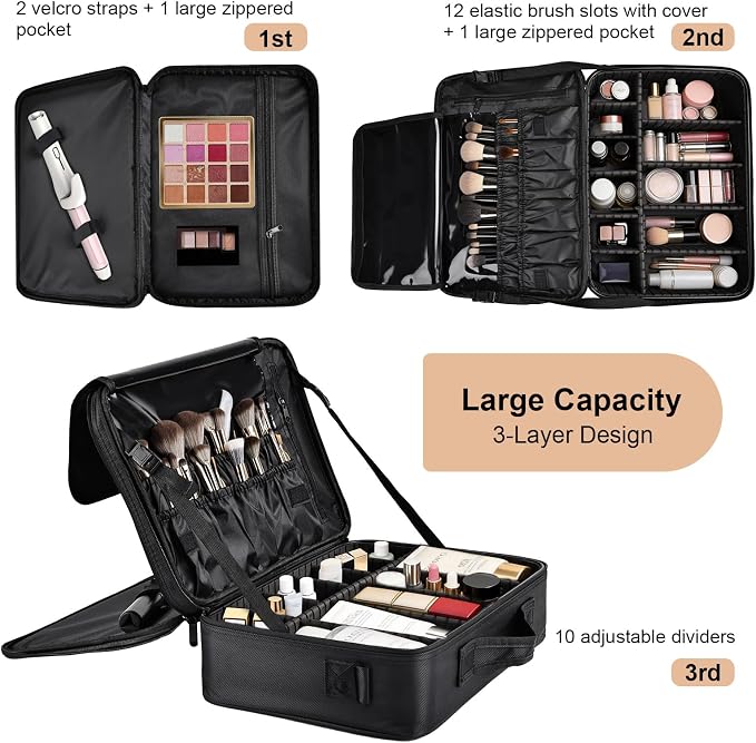 Professional Makeup Train Case - Image 4