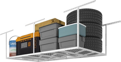 FLEXIMOUNTS Pro 4x8 Overhead Garage Storage Rack, Adjustable Storage by FLEXIMOUNTS
