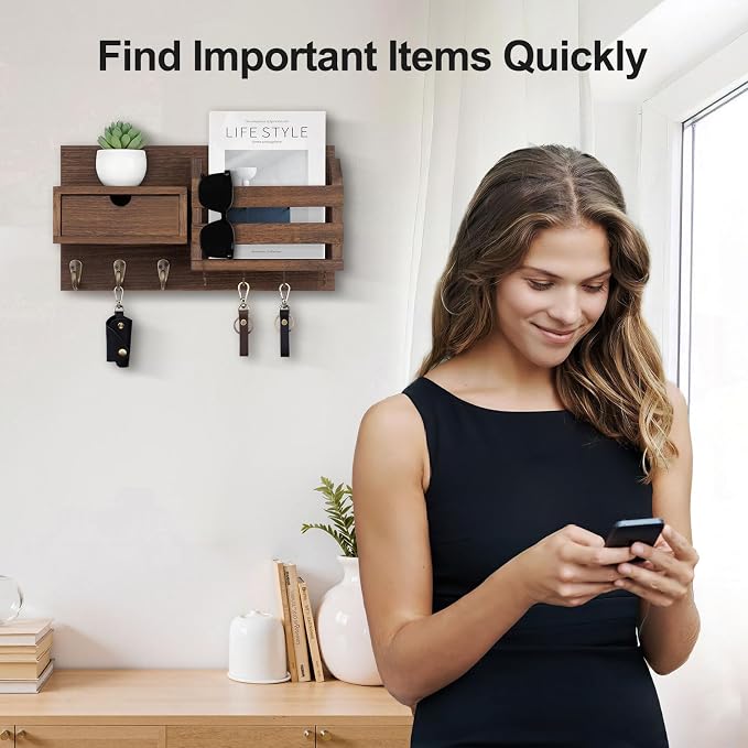 Lwenki Wall Mount Key Holder - Image 2