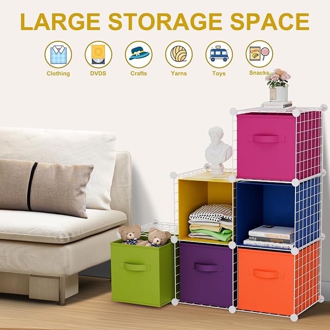 Leinuosen 6 Cube Storage Organizer - Image 5