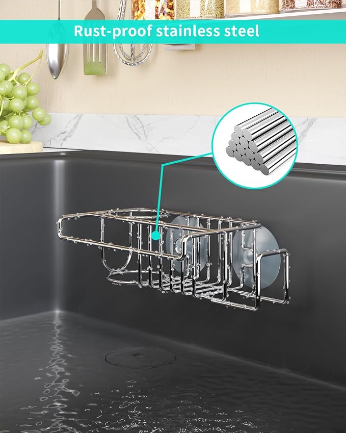 HapiRm Sink Caddy Sponge Holder - Image 4