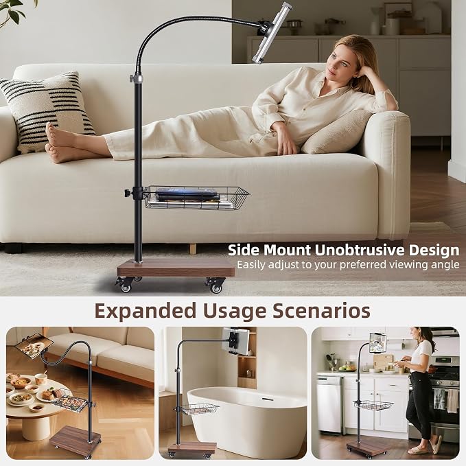 wishacc Adjustable Floor Tablet Stand - Image 3