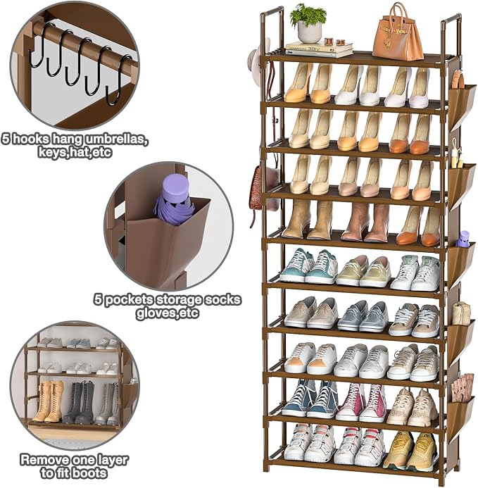LUKYTOWER Tall Shoe Rack - Image 5