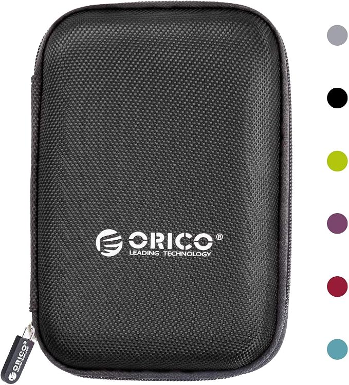 ORICO Hard Drive Case 2.5 inch External Drive Storage Carrying Bag Waterproof by ORICO