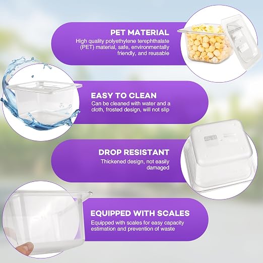 VOISEN 6 Pack Plastic Food Pan - Image 4