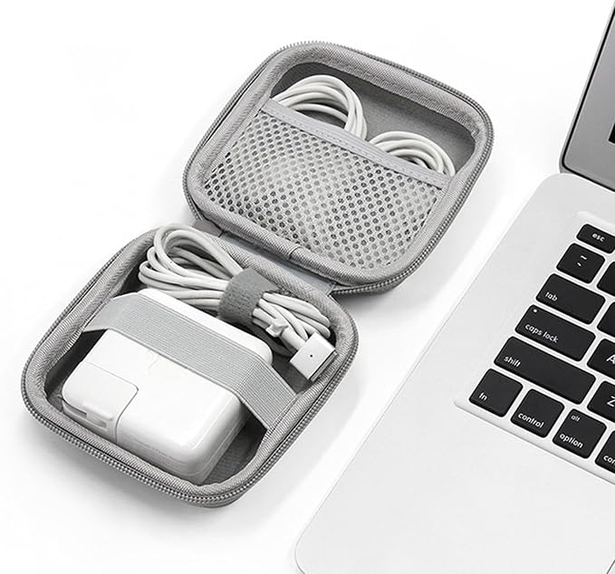 Charger Case for Macbook, Portable Tech Electronic Organizer Bag, Small Travel - Image 6