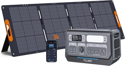 ALLWEI Solar Generator 2400W by ALLWEI