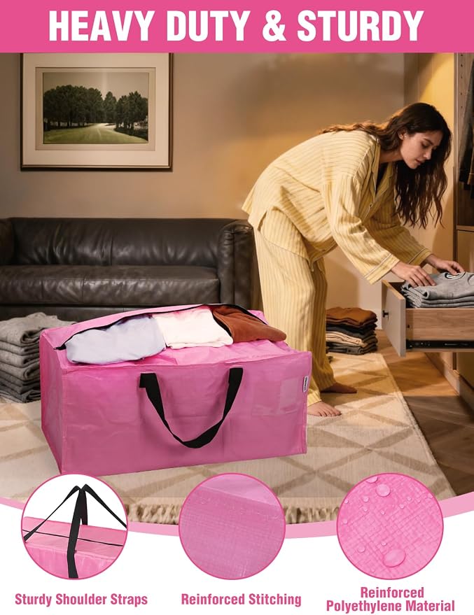 WORKPRO 4 Pack Extra Large Moving Bags - Image 2