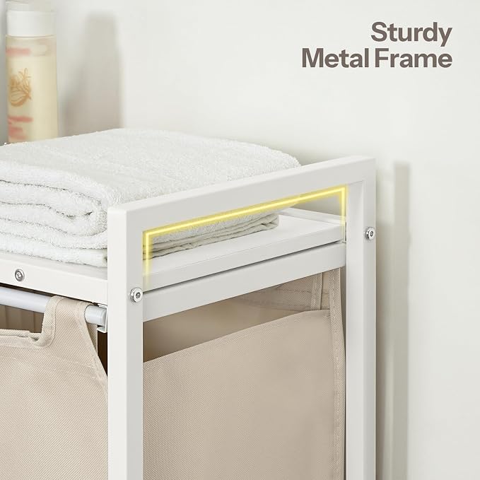 HOOBRO Laundry Sorter 3 Section, Laundry Hamper - Image 8