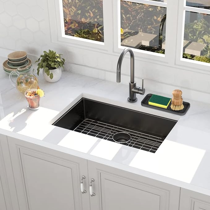EG-SIPRO Kitchen Sink Organizer Tray, Sponge Holder - Image 6