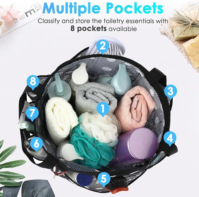 Fammart Mesh Shower Caddy Portable - Image 4