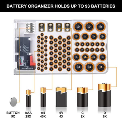 Battery Organizer Storage Box, - Image 5