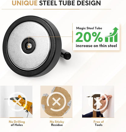 Neosmuk Magnetic Hooks Steel Tube Design - Image 3