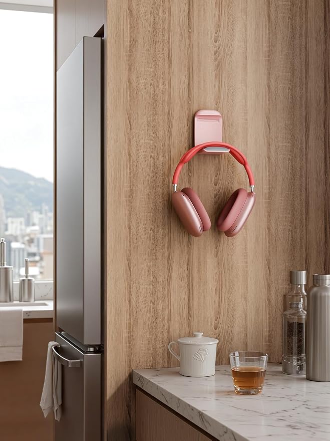MAMUVIMO Headphone Stand, Headset Stand Foldable ＆ Sticky, Headphone Holder - Image 9