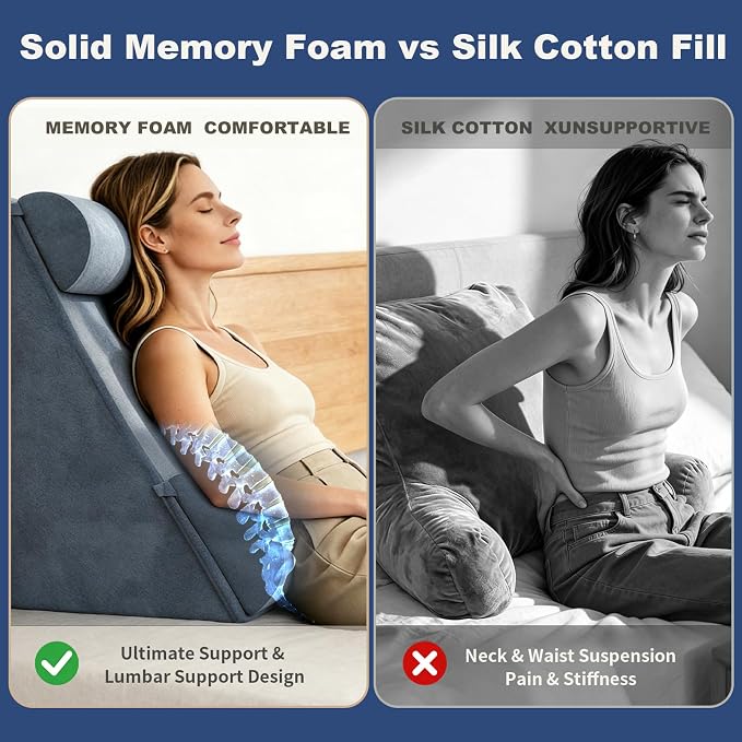 Reading Pillow, Back Pillow for Bed - Image 2