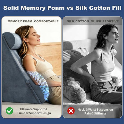 Reading Pillow, Back Pillow for Bed - Image 2