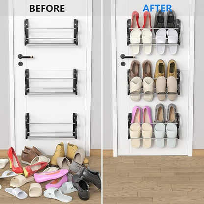 Wall Shoe Rack for RV Shoe Storage, 3 Pack Wall Mounted Shoe Rack - Image 3