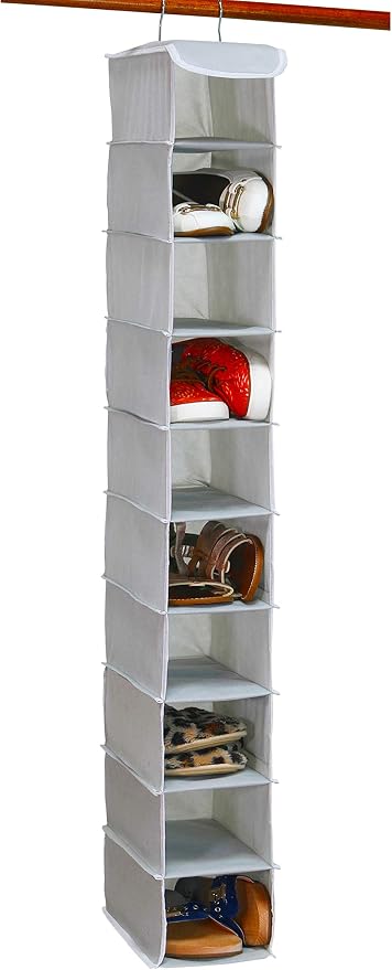 Simple Houseware 10 Shelves Hanging Shoes Organizer Holder by SimpleHouseware