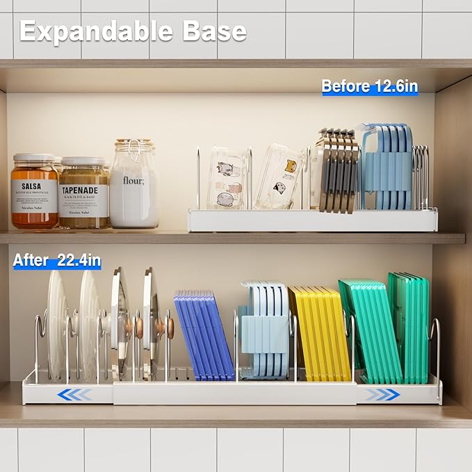 2 Pack Pots and Pans Organizer Under Cabinet - Image 4