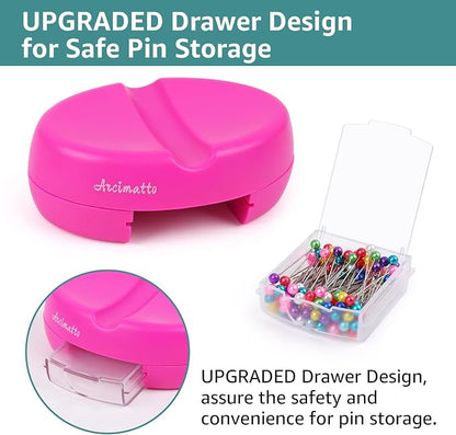 Arcimatto Magnetic Pin Holder, Strong Magnet Pincushion - Image 4