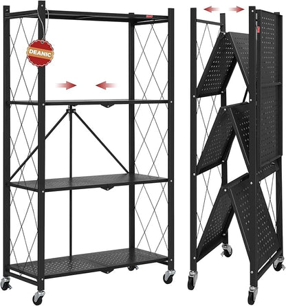 DEANIC 4 Tier Foldable Storage Shelves by ShowNow
