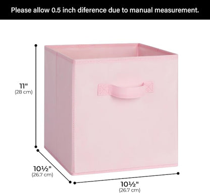 Cupic Cupid 11x11 Storage Cubes, 6 Pack Open Storage Bins - Image 4