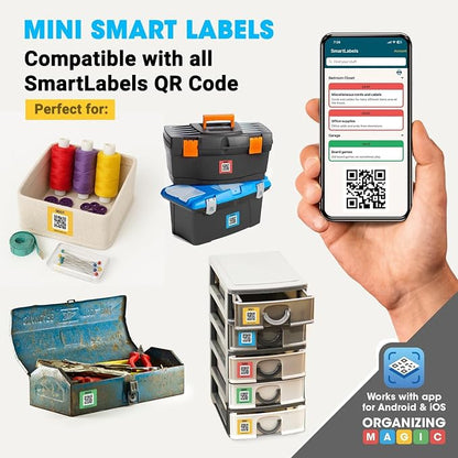 SmartLabels Small QR Code Stickers | Mini 1.5-Inch Labels - Image 4