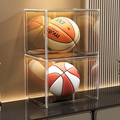 Clear Stackable Plastic Storage Bins - Image 5